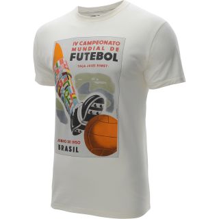 FIFTH SUN Mens 1950 FIFA World Cup Short Sleeve T Shirt   Size: Xl, Cream