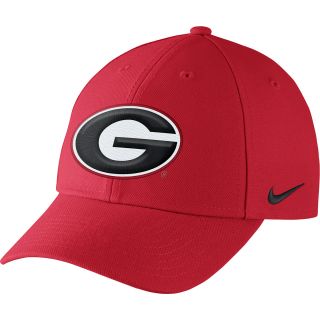 NIKE Mens Georgia Bulldogs Dri FIT Wool Classic Adjustable Cap   Size: