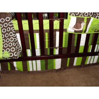DK Leigh Nursery Crib Bedding Set, Frog, 10 Piece : Frog And Pond Baby Bedding : Baby