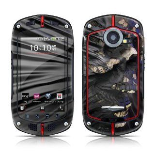 Skull Breach Design Protective Decal Skin Sticker (High Gloss Coating) for Casio G'zOne Commando C771 Cell Phone: Cell Phones & Accessories