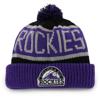 47 BRAND Mens Colorado Rockies Calgary Cuffed Knit Hat   Size Adjustable,