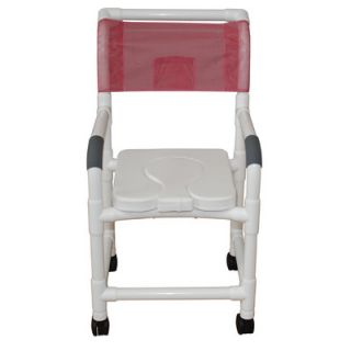 MJM International Standard Deluxe Shower Chair with Dual Use Soft Seat