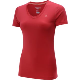 CHAMPION Womens Vapor PowerTrain Short Sleeve T Shirt   Size: Small, Fiery Red