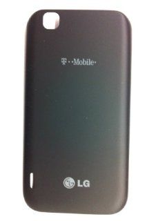 New T Mobile LG Mytouch T 4G E739 Black Door Back Cover Battery Door OEM Original: Cell Phones & Accessories