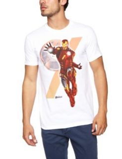 Mens Avengers Insignia Iron Man T Shirt: Novelty T Shirts: Clothing