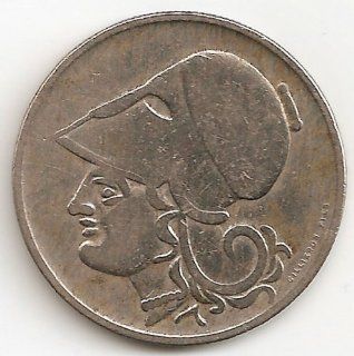 1926 Greece 2 Drachmas Coin Goddess Athena With Helmet Greek Coin Europe Coins: Everything Else