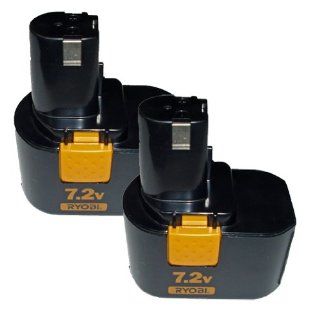 Ryobi HP722K Drill Replacement 7.2V Ni cd Battery (2 Pack) # 1311145   Cordless Tool Battery Packs  