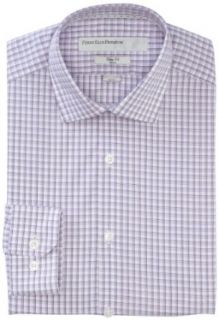 Perry Ellis Men's Premium Window Pane Plaid Modern Fit Dress Shirt, Purple Heart, 15.0 323 at  Mens Clothing store