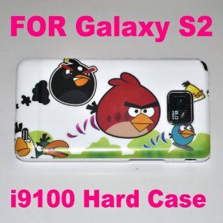 Angry Birds Hard Back Case Cover for Samsung Galaxy S2 I9100 Case   L: Cell Phones & Accessories