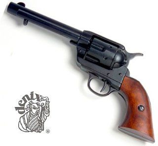OLD WEST FRONTIER REPLICA REVOLVER NON FIRING REPLICA GUN BLACK FINISH 