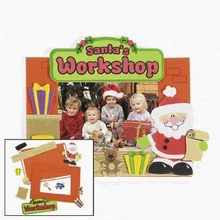 Santa's Workshop Photo Frame Craft Kit (12 Frames per Set)/Christmas/Gift or Goody Bag: Toys & Games