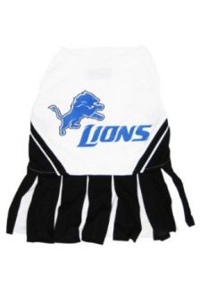 Detroit Lions Cheerleader Dog Costume: Clothing: Pet Supplies