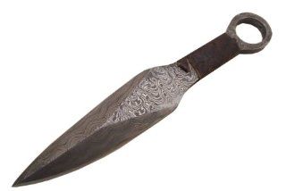 Custom Made Damascus Steel "Throwing Knife " Ladder, 10" Pt 752 : Hunting Fixed Blade Knives : Sports & Outdoors