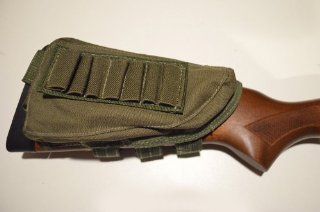 Acid Tactical Buttstock Shotgun Rifle shell holder & Cheek Rest Pouch OD Green Olive Drab : Gun Ammunition And Magazine Pouches : Sports & Outdoors