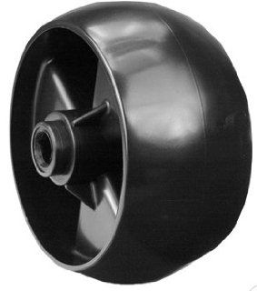 Replacement Deck Wheel for part 734 04155 used on MTD, Cub Cadet, Troy Bilt, White, More Lawn Mower Deck Parts  Patio, Lawn & Garden