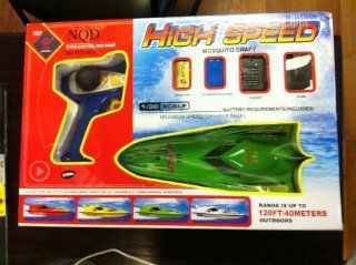 Team Rc B75 12" Mini Remote Control Boat, 1:38 High Speed Radio Control up to 6.5mph, Red: Toys & Games