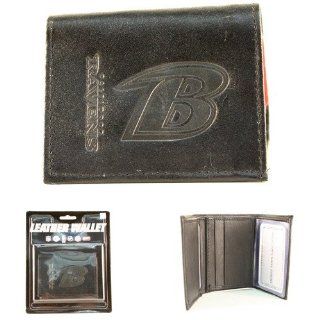 New NFL Baltimore RAVENS Soft Genuine Leather Wallet Tri Fold BLack Licensed Merchan dse: Everything Else