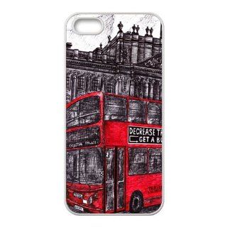 London UK Red Bus Apple Iphone 5/5S TPU Cases Cell Phones & Accessories