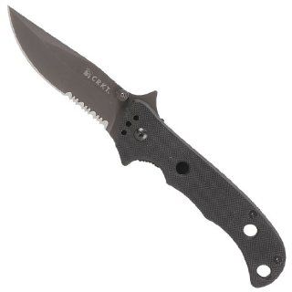 CRKT Mini Special Forces Cruiser 3.250"   Combo Edge Folding Knife   7912GK : Hunting Folding Knives : Sports & Outdoors