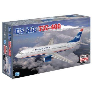 Minicraft Models US Air 737 400, 1/144 Scale: Toys & Games