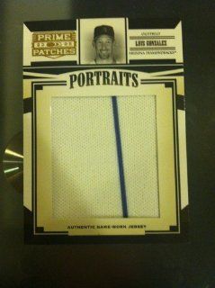 2005 PRIME PATCHES PORTRAITS LUIS GONZALEZ DIAMONDABCKS PATCH CARD #ED /340: Sports Collectibles