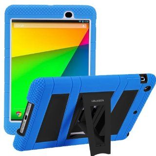 i Blason Google New Nexus 7 FHD 2nd Generation ArmorBox 2 Layer Convertible [Hybrid] Protection KickStand Case for Kids Friendly Blue/Black Computers & Accessories