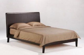 Full Coriander Platform Bed (Chocolate) (45.125"H x 58.50"W x 80.750"D): Home & Kitchen