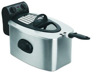 Rival CZF745 4 1/2 Liter Cool Zone Fryer, Stainless Steel: Kitchen & Dining