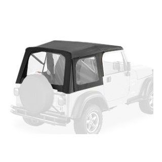 Bestop 51709 35 Black Diamond Supertop Classic Replacement Soft Top with Tinted windows  No doors included   1997 2006 Jeep Wrangler (except Unlimited) Automotive
