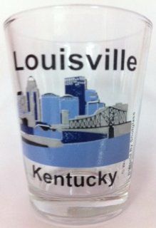 Louisville Kentucky Skyline Shot Glass Kitchen & Dining