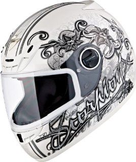Scorpion EXO 400 Ann Street Helmet   Pearl White: Automotive