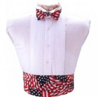Stars and Stripes Tuxedo Cummerbund and Bow Tie at  Mens Clothing store: Bow Tie And Cummerbund Sets