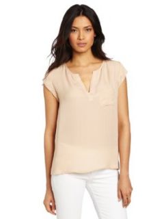 Joie Women's Siegal Blouse, Dusty Pink Sand, Large