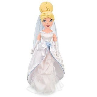 Disney Princess Exclusive 21 Inch Deluxe Plush Figure Cinderella White Wedding Dress: Everything Else