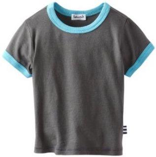 Splendid Littles Baby Boys Newborn Ringer Tee, Cave/Cove, 6 12: Infant And Toddler Shirts: Clothing