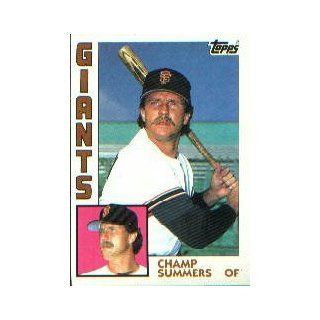 1984 Topps #768 Champ Summers: Sports Collectibles