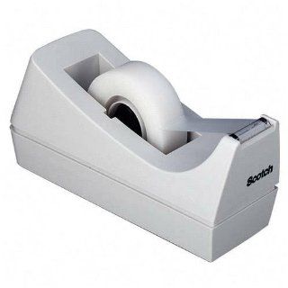 3M Scotch(R) C 38 Tape Dispenser, 1in. Core, Light Gray : Clear Tape Dispensers : Office Products
