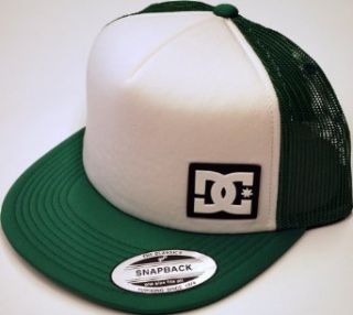DC Shoes Green White Trucker Mesh Adjustable Snapback Hat Cap at  Mens Clothing store: Baseball Caps