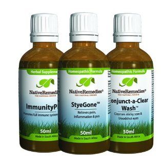 Native Remedies Ultra Pack (Styegone 50 ml, Conjunct A Clear Wash 50 ml, Immunityplus 50 ml): Health & Personal Care