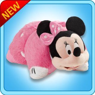 Pillow Pets   Minnie Mouse   Authentic Disney 18" Large Folding Plush Pillow: Toys & Games