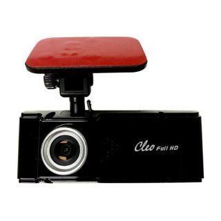 Cleo Car Dash Camera (In Car DVR) 1080P 2 MP GPS / Google Maps / Audio Recording / G Shock Sensor 8 GB SD Card   All Included Accessories : Vehicle On Dash Video : Car Electronics