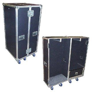 Wardrobe 'Double Sided' Travel ATA Case w/Wheels   Heavy Duty 3/8" Ply: Musical Instruments