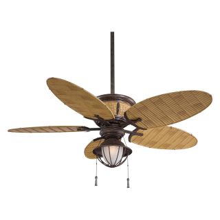 Minka Aire F580 VR/BB Shangri La 52 in. Indoor / Outdoor Ceiling Fan   Vintage Rust   Outdoor Ceiling Fans
