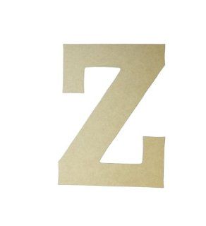Unfinished Wood Wooden Letters Z Rockwell Font 24 Inch