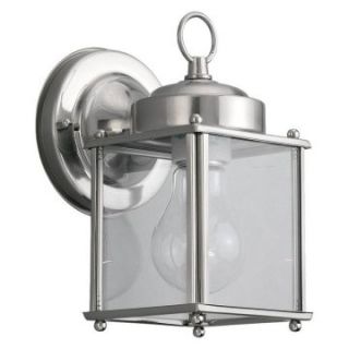 Sea Gull Outdoor Wall Light   8.25H in. Antique Brushed Nickel   Outdoor Wall Lights