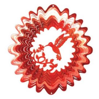 Iron Stop Classic Red Hummingbird Wind Spinner   Wind Spinners