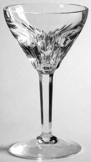 Royal Leerdam   Netherland Rubato Clear Sherry Glass   Thumbprint/Vertical  Cut