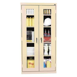 Edsal Clear View Industrial Strength Steel Storage Cabinet   Cabinets
