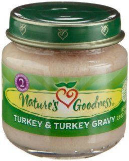 Nature's Goodness Baby Food, Turkey & Turkey Gravy, 2.5 Ounce Glass Jars (Pack of 12) : Baby Food Meat : Grocery & Gourmet Food