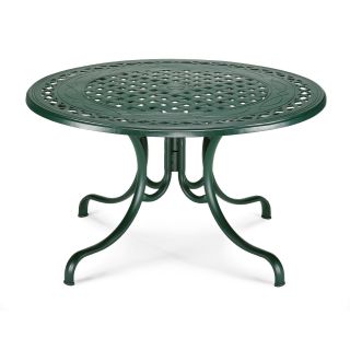 Telescope Casual 48 in. Round Deluxe Cast Patio Dining Table   Patio Tables
